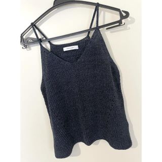 マウジー(moussy)のmoussy ニットビスチェ　キャミソール(キャミソール)