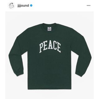 ワンエルディーケーセレクト(1LDK SELECT)のJJJJound Peace University Tee in Green(Tシャツ/カットソー(七分/長袖))