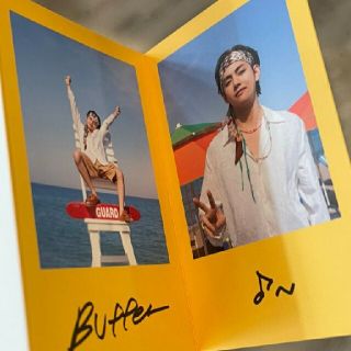 ボウダンショウネンダン(防弾少年団(BTS))のBTS メッセージカード Butter V テテ テヒョン トレカ(アイドルグッズ)