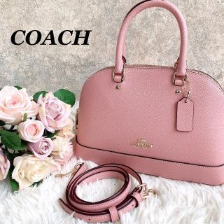 コーチ(COACH)の美品♡コーチ　ミニシエラ　サッチェル　ハンドバッグ　ショルダーバッグ　2way(トートバッグ)