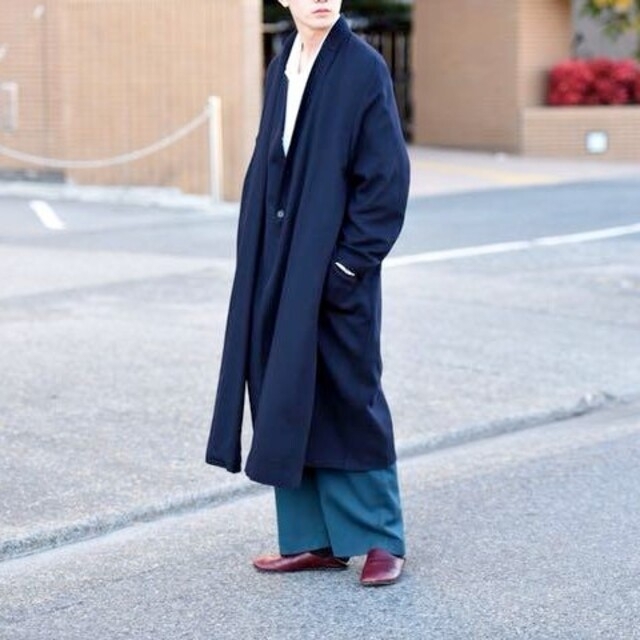 Yohji Yamamoto(ヨウジヤマモト)のka na ta 2016coat メンズのジャケット/アウター(チェスターコート)の商品写真