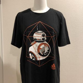 アディダス(adidas)のadidas star wars コラボ　Tシャツ　bb8 ディズニー　グッズ(Tシャツ/カットソー(半袖/袖なし))