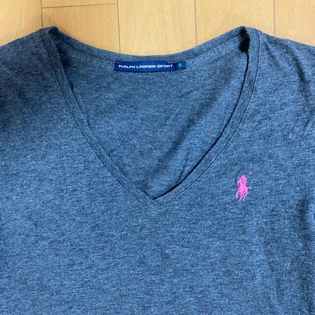 Ralph Lauren(ラルフローレン)の【専用】Ralph LaurenVネックTシャツ レディースのトップス(Tシャツ(半袖/袖なし))の商品写真