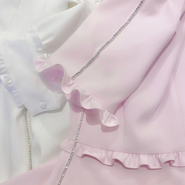 JILTU petit frill sleeve dress(pink)0サイズ ワンピース JILTU petit frill sleeve dress(pink)0サイズ ワンピース