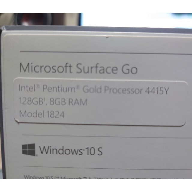 【本日完全終了】Surface Go(SSD128GBモデル)訳あり品