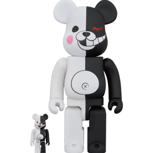 最安値級価格 BE@RBRICK 400% 100% モノクマ ベアブリック ダンガンロンパ キューブリック、ベアブリック