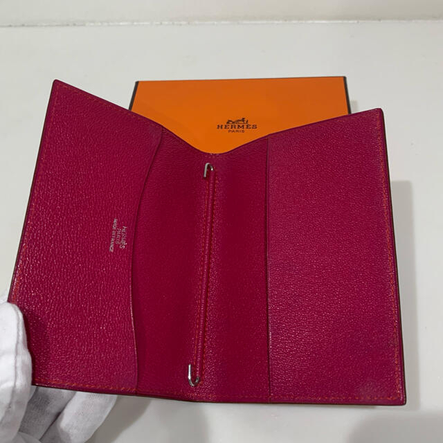 ネコポス発送【HERMES】アジェンダGM 手帳カバー 刻印□E 美品 ハンドメイドの文具/ステーショナリー(その他)の商品写真