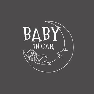 BABY in car スリーピングベビー 車用 ステッカー(その他)
