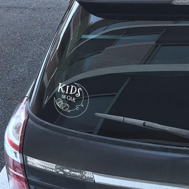 KIDS in car スリーピングベビー 車用 ステッカー キッズ/ベビー/マタニティのキッズ/ベビー/マタニティ その他(その他)の商品写真