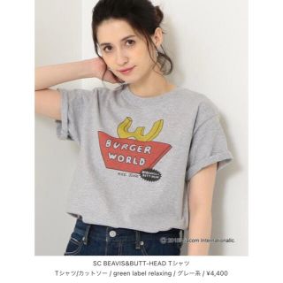 ユナイテッドアローズグリーンレーベルリラクシング(UNITED ARROWS green label relaxing)のSC BEAVIS&BUTT-HEAD Tシャツ(Tシャツ(半袖/袖なし))