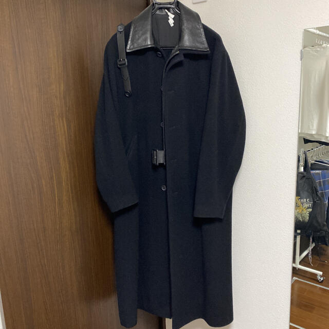 SOSHIOTSUKI 20aw HANGING COATレザー　ソウシオオツキ