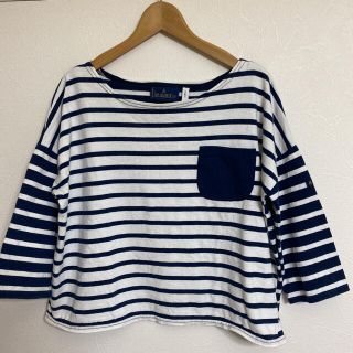 スピックアンドスパン(Spick & Span)のルミノアle minor スピックアンドスパン 別注 ボーダー Tシャツ【美品】(カットソー(長袖/七分))