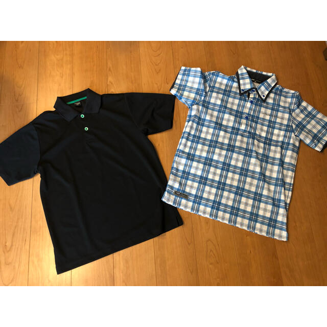 TIGORA(ティゴラ)の二点セット　ティゴラ　イグニオ　メンズゴルフ半袖ポロシャツ　サイズＭ スポーツ/アウトドアのゴルフ(ウエア)の商品写真
