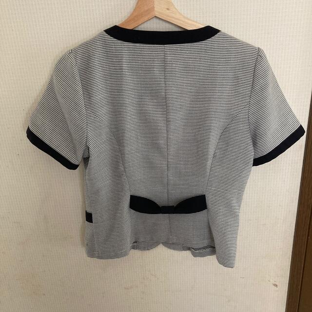 Joie (ファッション)(ジョア)の事務服　オーバーブラウス　アンジョア　11号 レディースのトップス(シャツ/ブラウス(半袖/袖なし))の商品写真