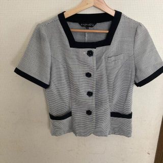 ジョア(Joie (ファッション))の事務服　オーバーブラウス　アンジョア　11号(シャツ/ブラウス(半袖/袖なし))