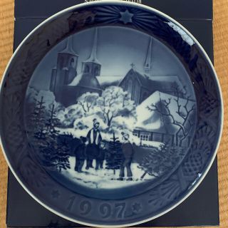 ロイヤルコペンハーゲン(ROYAL COPENHAGEN)のロイヤルコペンハーゲン　イヤープレート　1997(陶芸)