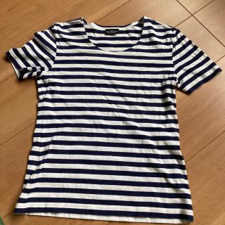 マリメッコ(marimekko)のマリメッコ  ボーダートップス　美品(Tシャツ(半袖/袖なし))