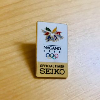 セイコー(SEIKO)のSEIKO 長野オリンピック　ピンバッジ(バッジ/ピンバッジ)