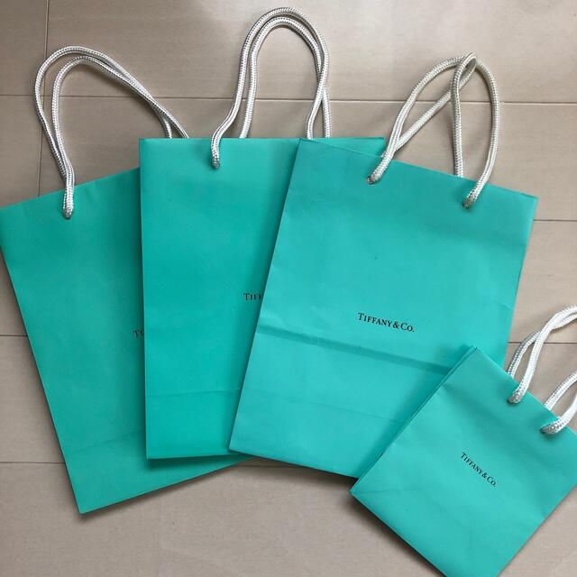 Tiffany & Co. ティファニー 紙袋 ショップ袋 ショッパー 4枚の通販