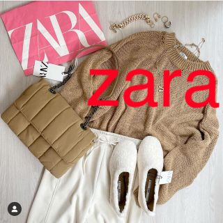 ザラ(ZARA)のZARA ナイロンキルティングショルダーバッグ(ショルダーバッグ)