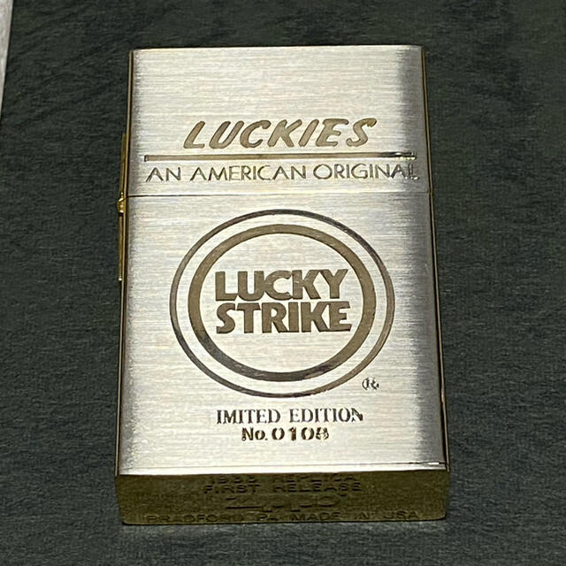 lucky strike zippo シリアルナンバー-