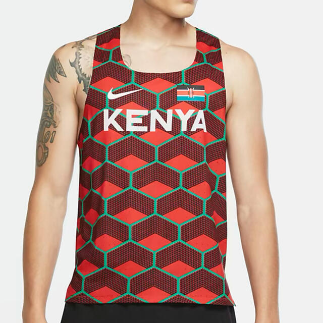 NIKE ナイキ エアロスイフト ランニング シングレット KENYA ケニア