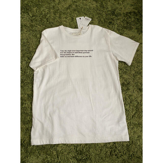 Ungrid(アングリッド)のungrid Tシャツ　バックプリント　新品未使用　ホワイト レディースのトップス(Tシャツ(半袖/袖なし))の商品写真