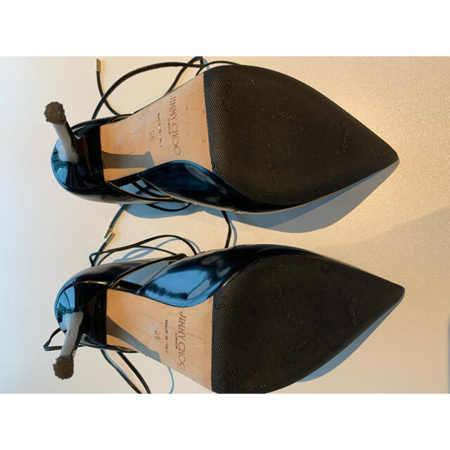 JIMMY CHOO 35 レースアップパンプス-