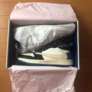 ナイキ(NIKE)のエアジョーダン1 LOW Travis Scott 25cm(スニーカー)