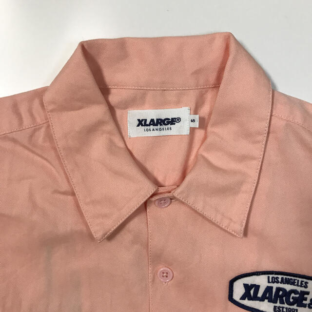 XLARGE(エクストララージ)のX-LARGE エクストララージ 半袖シャツ ワークシャツ ロゴ 刺繍 人気 S メンズのトップス(シャツ)の商品写真