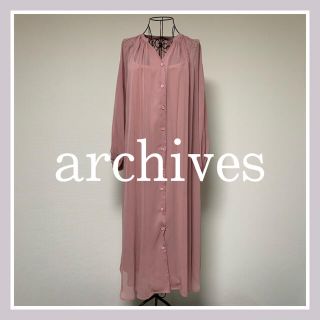 アルシーヴ(archives)のarchives ワンピース ガウン(ロングワンピース/マキシワンピース)