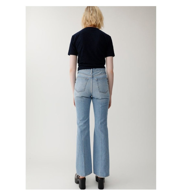 moussy BUTTON DESIGN FLARE DENIM 26