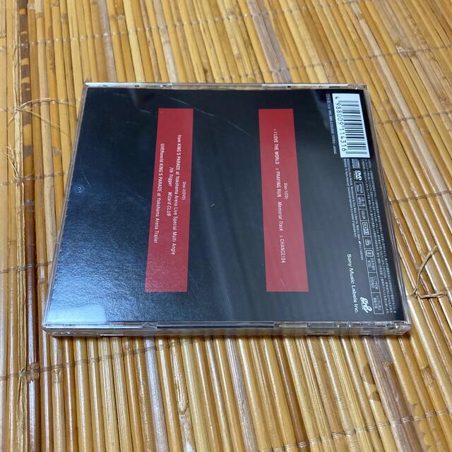 I LOVE THE WORLD（初回生産限定盤） エンタメ/ホビーのCD(ポップス/ロック(邦楽))の商品写真