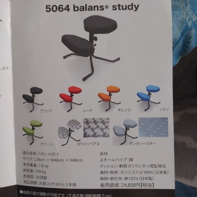 5064 バランススタディ　バランスチェア　アクア　ノルウェー　Balans 9