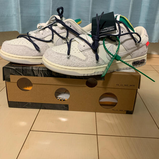 メンズNIKE off-white Dunk Low ナイキ × オフホワイト