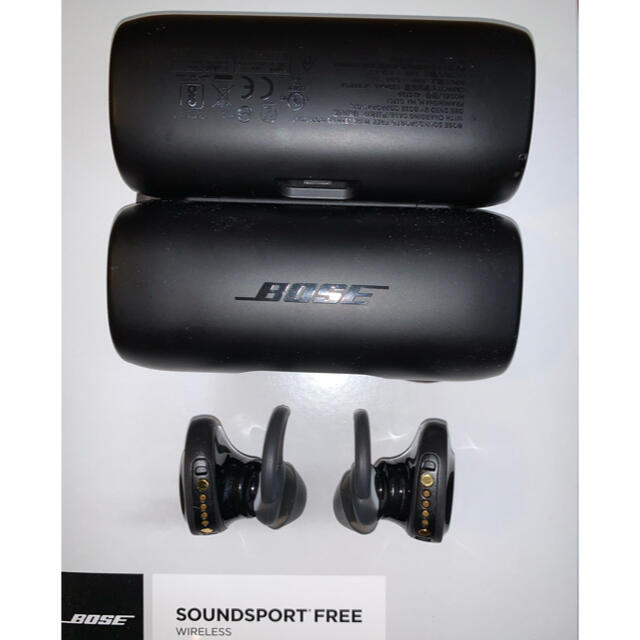 BOSE SoundSport Free wireless headphones2時間同梱品