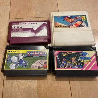 ファミコンソフト　4種セット(家庭用ゲームソフト)
