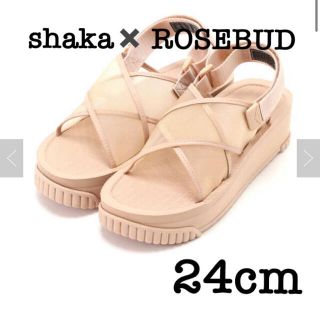 ローズバッド(ROSE BUD)の【最終値下げ】美品 shaka ✖️ ROSEBUD exclusive(サンダル)