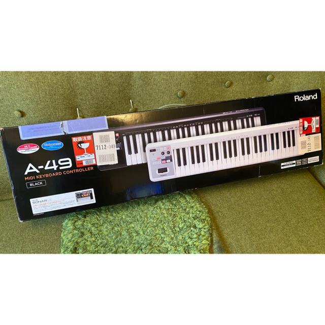 【iPad対応】Roland MIDIキーボード A-49 ブラック 楽器のDTM/DAW(MIDIコントローラー)の商品写真