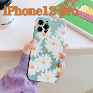 新品未使用　iPhone12 pro 花柄　シリコン　ケース(iPhoneケース)