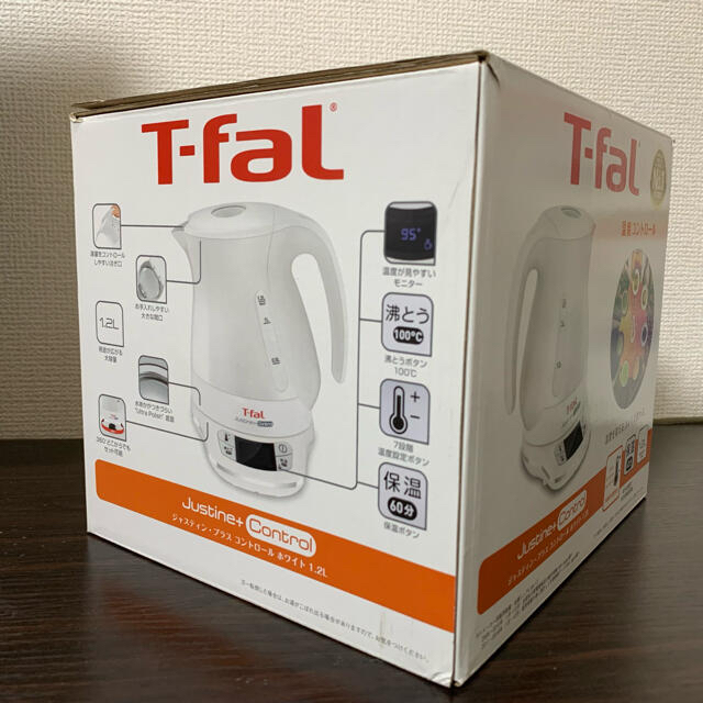 生活家電T-fal ジャスティン・プラスコントロール ホワイト