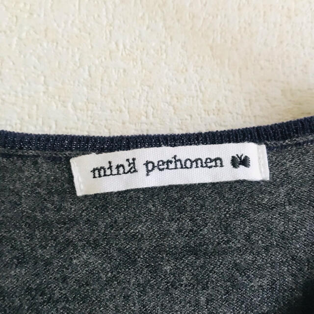 mina perhonen(ミナペルホネン)のミナペルホネン　ニット　グレー レディースのトップス(ニット/セーター)の商品写真