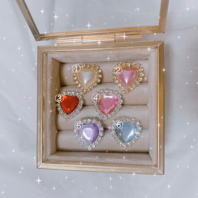 ♥bijou ring ハンドメイドのアクセサリー(リング)の商品写真