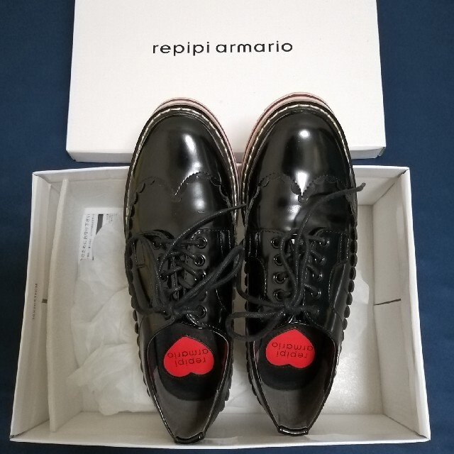 repipi armario(レピピアルマリオ)のアツゾコマニッシュシューズ　レピピ アルマリオ　Sサイズ レディースの靴/シューズ(ローファー/革靴)の商品写真