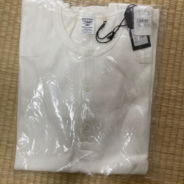 未開封　ヘンリーネック コットン サーマルシャツ OFF WHITE  メンズのトップス(Tシャツ/カットソー(半袖/袖なし))の商品写真