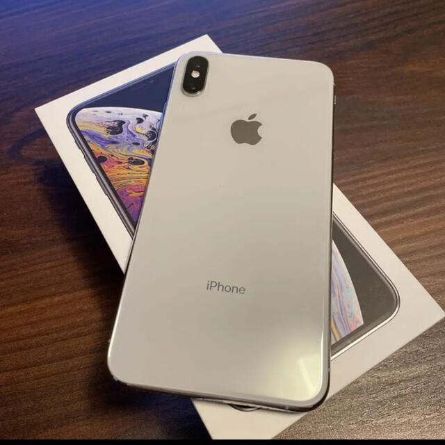 最終値下げ　iPhone xs max 64G シルバー