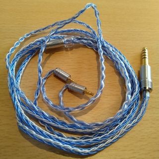 FDBRO 8 芯 IE40pro用4.4mm(ヘッドフォン/イヤフォン)