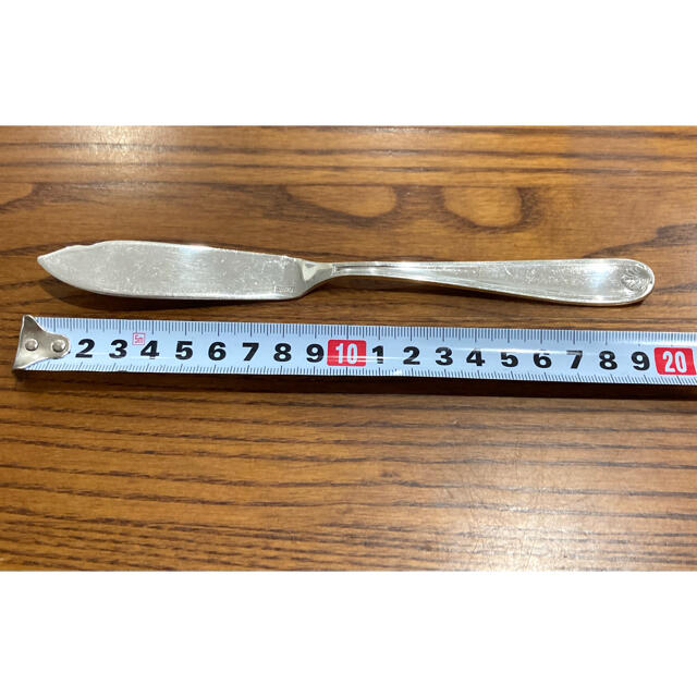 12 クリストフル フィッシュナイフ 6本セット 純銀メッキ - カトラリー/箸