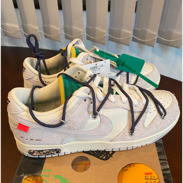 NIKE(ナイキ)のNike×off-white　DUNK LOW ダンクロー lo20ナイキダンク メンズの靴/シューズ(スニーカー)の商品写真