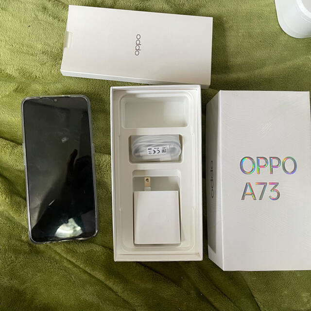 【新品未開封】OPPO A73 ネービー ブルー